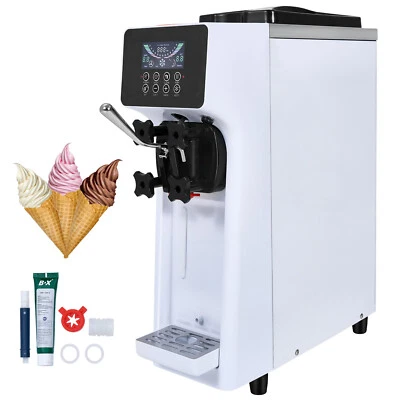 Máquina de helados Uimoso Soft Serve 10L/H rendimiento encimera de sabor único Foto 1 de 4