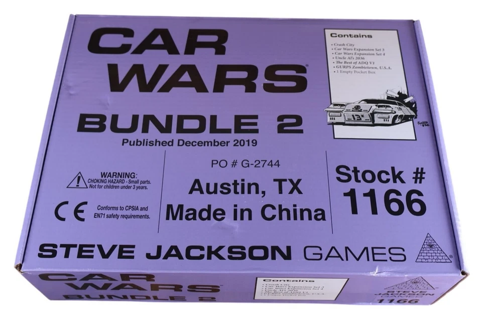 Car Wars Pocket Box Bundle 2 Steve Jackson Games Expansion Set 2 & 3​ - Image 1 of 4