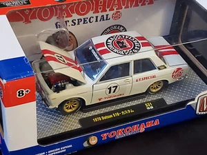 M2 Machines 1970 DATSUN 510 YOKOHAMA G.T. SPECIAL 1:24 Diecast 1 of 7880 - NEW - Picture 1 of 4
