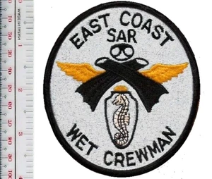 US Coast Guard USCG Helicopter Search & Rescue Wet Crewman East Coast Patch - Picture 1 of 1