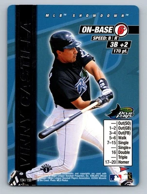 2000 MLB Showdown Pennant Run 1st Edition Vinny Castilla #134 - Image 1 of 2