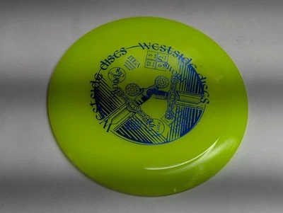 Westside Discs X-OUT Distance Driver Sword VIP Plastic Disc Golf Green 168g - Image 1 of 4