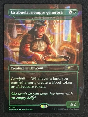 1x MTG La abuela, siempre generosa - Tireless Provisioner (Rainbow Foil) - (SLD) - Image 1 of 2