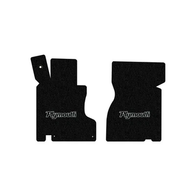 Juego de 2 alfombrillas Lloyd para Plymouth Road Runner 1968-1970, negras Foto 1 de 4