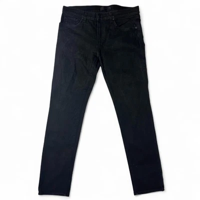 J Brand Tyler Jeans Mens Sz 36x33 Black Denim Slim Fit Straight Made in USA - Image 1 of 4