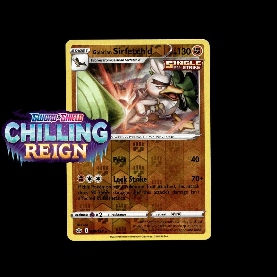Chilling Reign Pokemon Cards! Holo/Reverse Holo Vmax V Secret Rare Full Art Card - Image 1 of 1