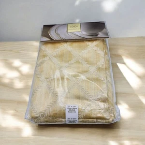 Lenox Lorbeerblatt Tischdecke länglich gelb gold 70x104 Feiertagsdeko Abendessen Neu - Bild 1 von 15