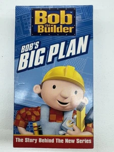 Bob the Builder - Bobs Big Plan (VHS, 2005) RARE, YELLOW VHS - Picture 1 of 3