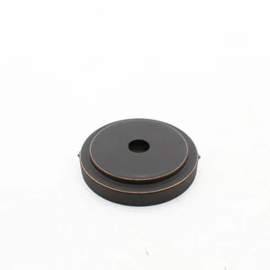 Nora Lighting NRS90-P13 Low Profile Bronze 4" Canopy for Rail Power Stem Feeds - Picture 1 of 5