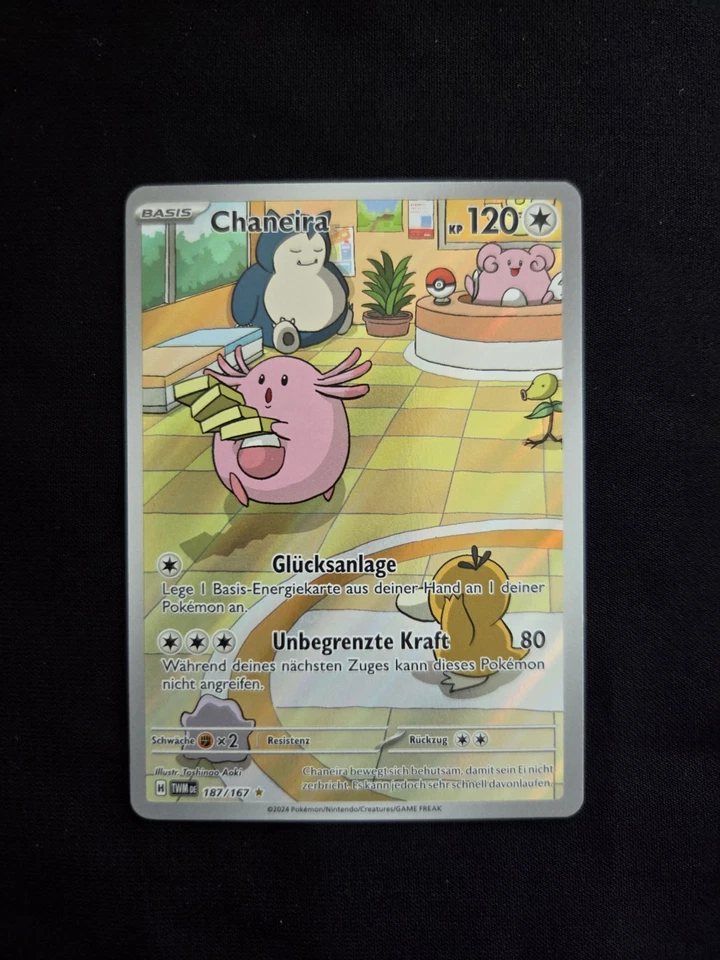 Chaneira 187/167 Pokemon Karte - Maskerade Im Zwielicht - Full Art - Near Mint - Bild 1 von 2