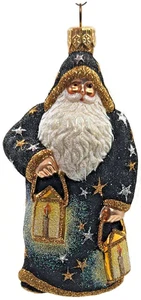 Patricia Breen One If By Land Two If By Sea Estrellas Negras Árbol de Navidad Adorno - Imagen 1 de 11