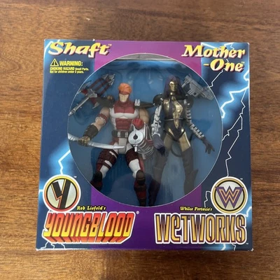 Figuras de acción McFarlane Toys Youngblood Shaft & Wetworks Mother-One nuevas 1995 Foto 1 de 4