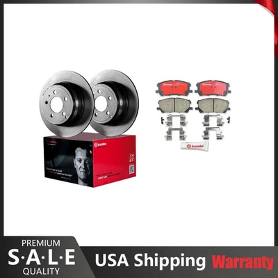 Kit de frenos delanteros Brembo revestimiento de ventilación disco rotores pastillas de cerámica para Lexus RX330 RX350 Foto 1 de 4