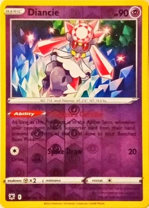 Diancie Resplandor Astral Pokémon Juego de Cartas Coleccionables 068/189 Holograma Inverso Raro ࿊ - Imagen 1 de 1