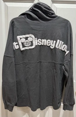 Spirit Jersey Walt Disney World Sz L Hoodie Sweatshirt Gray Pocket Hood - Image 1 of 4