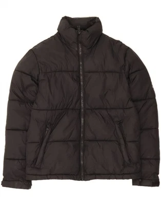 ZARA Mens Padded Jacket UK 36 Small Black Polyester CA10 - Image 1 of 4