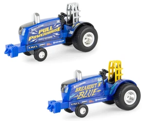 ERTL PULLING TRACTORS NEW HOLLAND PULL POWERHOUSE BREAKOUT N BLUE PULLERS 1:64 - Picture 1 of 3