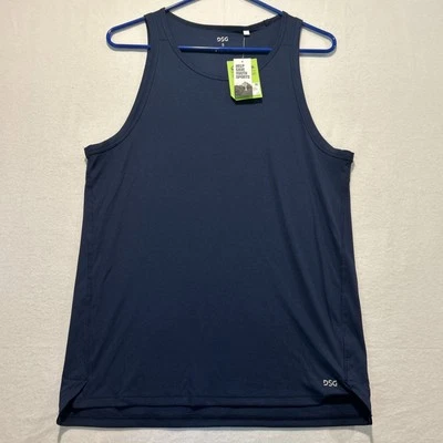 Camiseta sin mangas DSG para hombre azul marino talla pequeña entrenamiento para correr  Foto 1 de 4