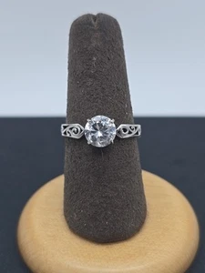 Anello in argento sterling e zirconi misura 7 - Foto 1 di 6