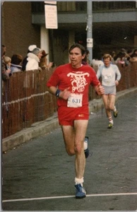 Postal vintage 1981 Baltimore City Marathon - Rick Cooper / 1986 Cancelar - Imagen 1 de 2