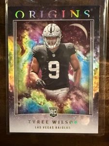 2023 Panini Origins # 106 Tyree Wilson RC Las Vegas Raiders - Picture 1 of 3