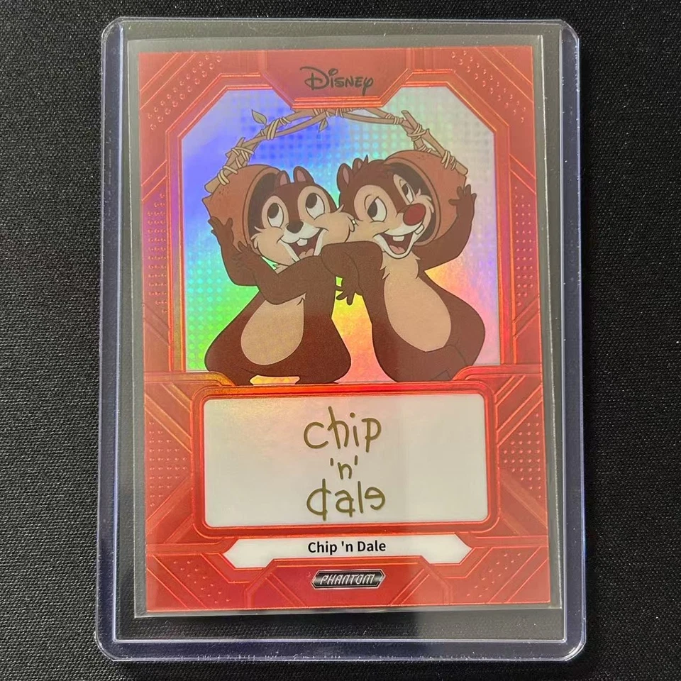 💎2025 KAKAWOW PHANTOM DISNEY ПОДПИСЬ КРАСНЫЙ AUTO /75 CHIP 'N DALE #PD-SIR-07 - Изображение 1 из 1