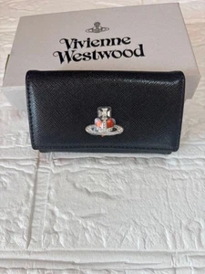 Vivienne Westwood Diamante Red Heart Orb portachiavi nero con scatola fuori produzione nuovo  - Foto 1 di 5