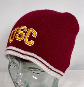 USC Trojans NCAA Team Logo Beanie Skull Cap Adult One Size - Picture 1 of 7