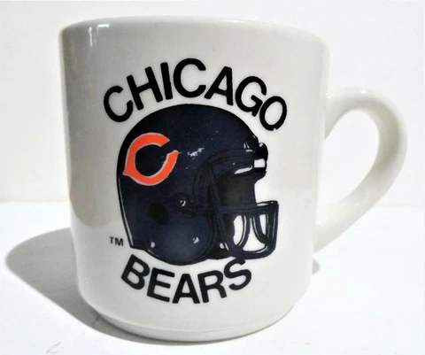 Chicago Bears Vintage 1980's Commemorative Mug-Ponderosa Chicago's Champions Cover