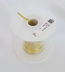 CNC TECH Single Conductor Cable Hook-Up Wire 22AWG 100ft 17/0.0063" YELLOW 300V - Picture 1 of 4