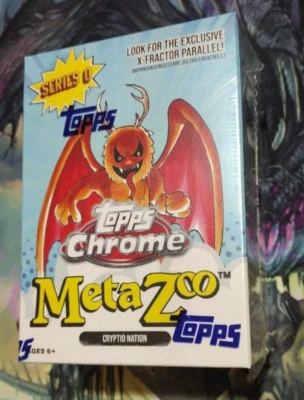 MetaZoo Topps Chrome 系列 0 Blaster Box Cryptid Nation 全新未拆封 — 第 1/4 张图片