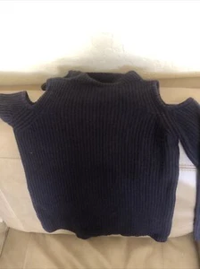 Elie Tahari Purple 100% Torrence Cashmere Bell Turtleneck Sweater Women’s XS - Picture 1 of 4