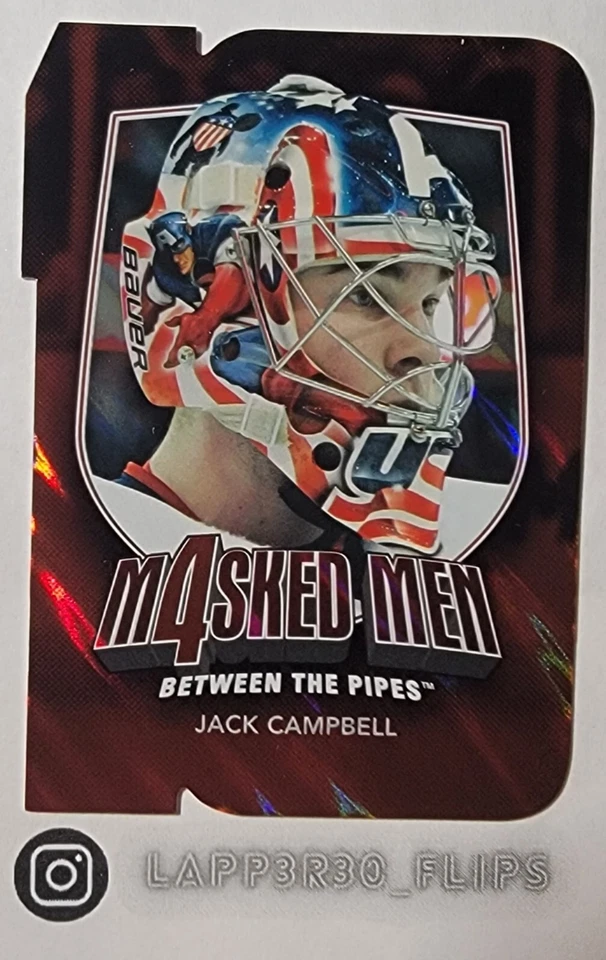 Jack Campbell - 2011-12 In The Game - Between the Pipes Masked Men Ruby Die Cut - Image 1 of 1