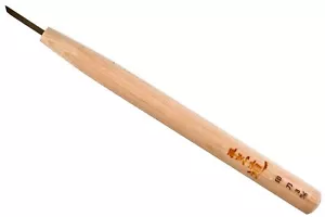 Michihamono Japanese Wood Carving Tool 3mm Woodworking Right Skew Flat Chisel - Picture 1 of 6