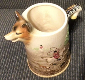 Jarra de leche grande de caza Fox Hunt Marutomoware - Imagen 1 de 7