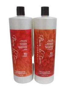 Bain De Terre Supreme Shea Butter Repairing Shampoo Conditioner Liter Duo - 32oz - Picture 1 of 1