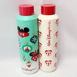*2022 e 2023 Starbucks Tumbler in metallo* Parchi Disney Natale Tazza Topolino Vacanze - Foto 1 di 9