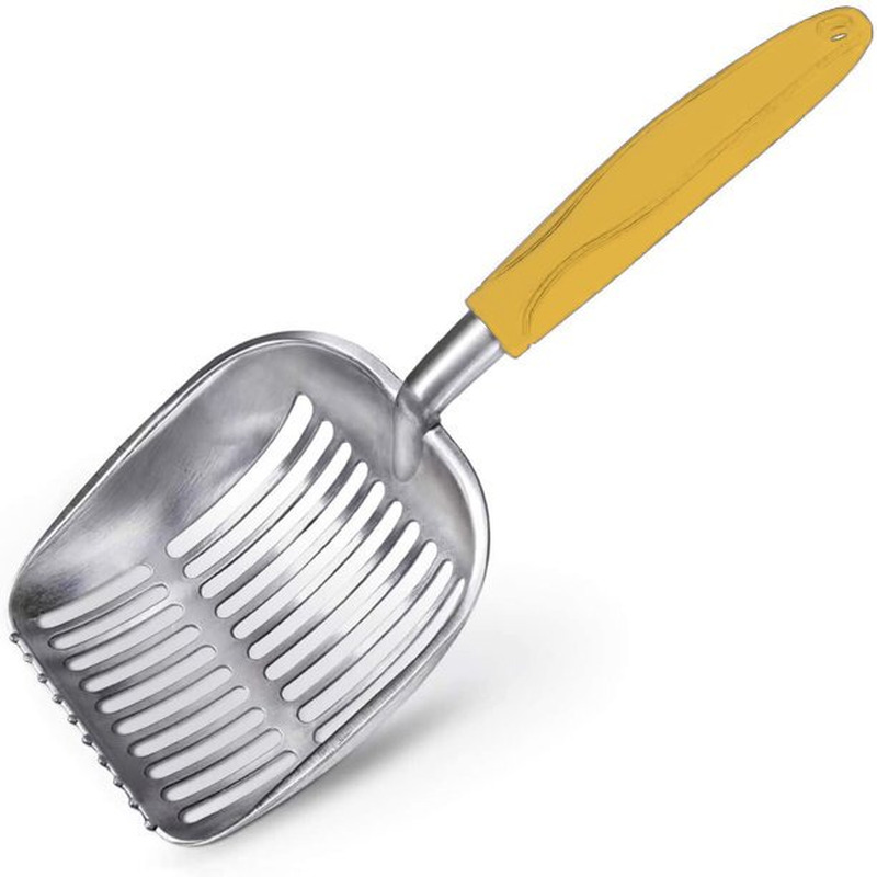 Jumbo Cat Litter Scoop, All Metal with Solid Core, Sifter with Deep Shovel