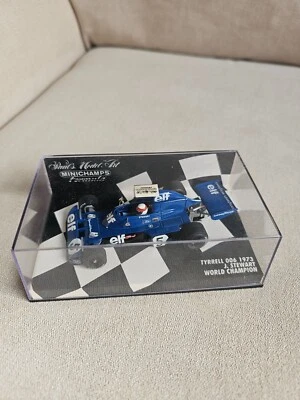 Minichamps François Cevert Tyrrell J. Stewert World Champion 006 1973 1/43 - Imagem 1 de 3
