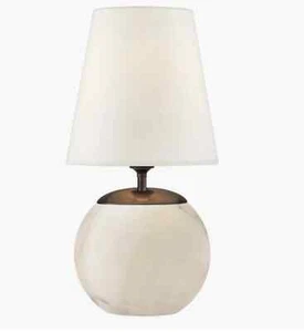 Visual Comfort Thomas O'Brien Tiny Terri Accent Lamp in Alabaster - Picture 1 of 6