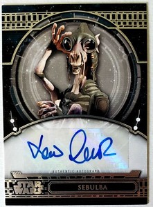 🔥2017 TOPPS STAR WARS 40th ANNIVERSARY AUTOGRAPH LEWIS MACLEOD SEBULBA AA-LM🔥