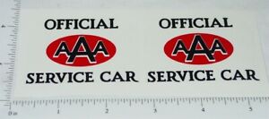 Pair Wyandotte AAA Service Car Towing Truck Stickers WY-049