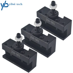 3× OXA #1 250-001 Quick Change Turning  Facing Lathe Tool Post Holder - Picture 1 of 8