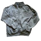 We All Ride Cothing Company Gray Full Zip Track Jacket Size 2Xl Xxl