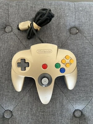 Nintendo 64 Official Gold Controller Working Tested - N64 Genuine - Image 1 of 3