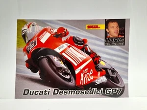 Loris Capirossi Ducati Desmosedici GP7 Cartolina Motosprint con dedica - Picture 1 of 2