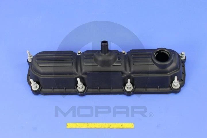 Cubierta de válvula de motor izquierda para conductor Mopar original OEM para Dodge Caravan Jeep Wrangler Foto 1 de 1