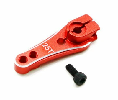 Aluminum metal 25T Steering Servo Horn Arm Metal for RC 1:8 1:10 Model Car N1029 - Image 1 of 4