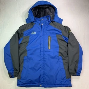 Outdoor jackets Men’s Coat XL Fur Lined Insulated Waterproof Windproof Blue - Picture 1 of 10