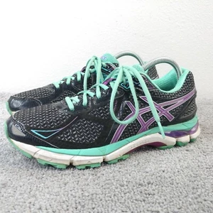 Asics GT 2000 3 Womens Size 9 Running Shoes T550N Black Purple Sneakers Low - Picture 1 of 10